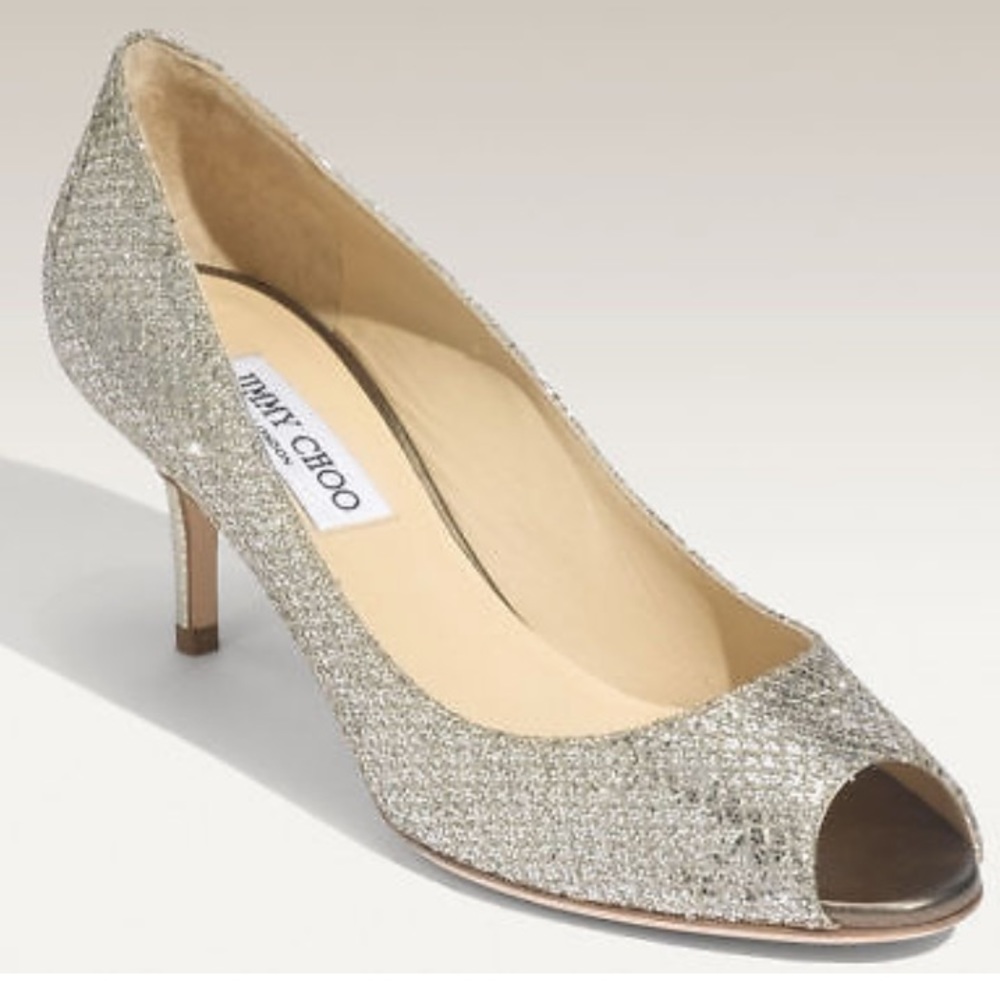 Jimmy Choo Silver Heels